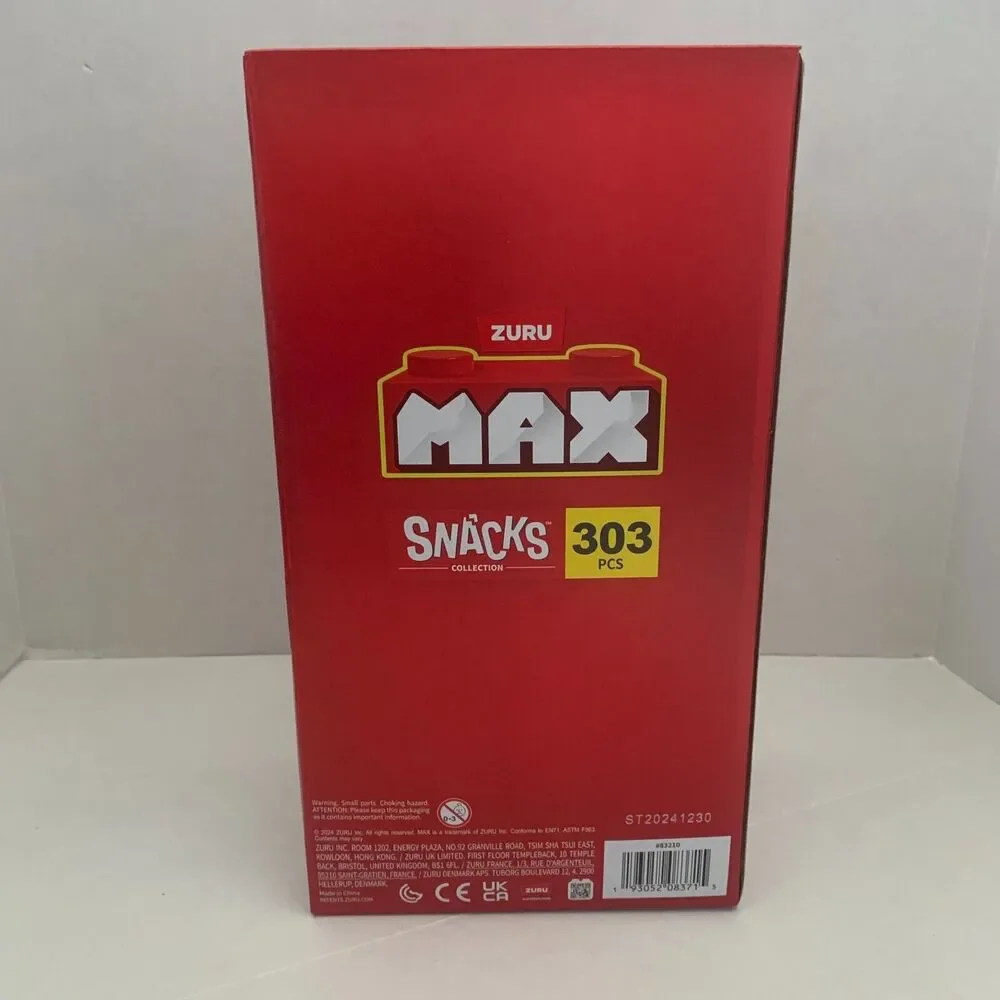 Zuru Max Snacks Collection Doughnut And Pizza 303 PCS Bricks Set Brand New